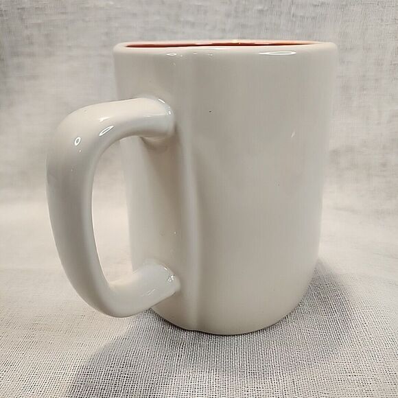 Rae Dunn Mug HELLO Artisan Collection by Magenta White / Orange Fall Mug - Picture 12 of 16